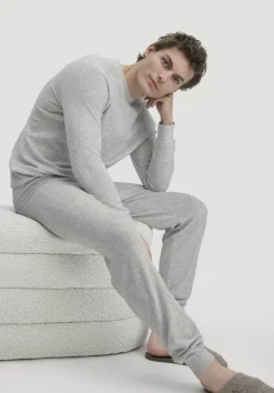 hessnatur Frottee Schlafhose PURE COTTON aus reiner Bio-Baumwolle von|Herren Nachtwäsche|Nachtwäsche
