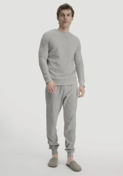 hessnatur Frottee Schlafshirt PURE COTTON aus reiner Bio-Baumwolle von|Herren Nachtwäsche|Nachtwäsche
