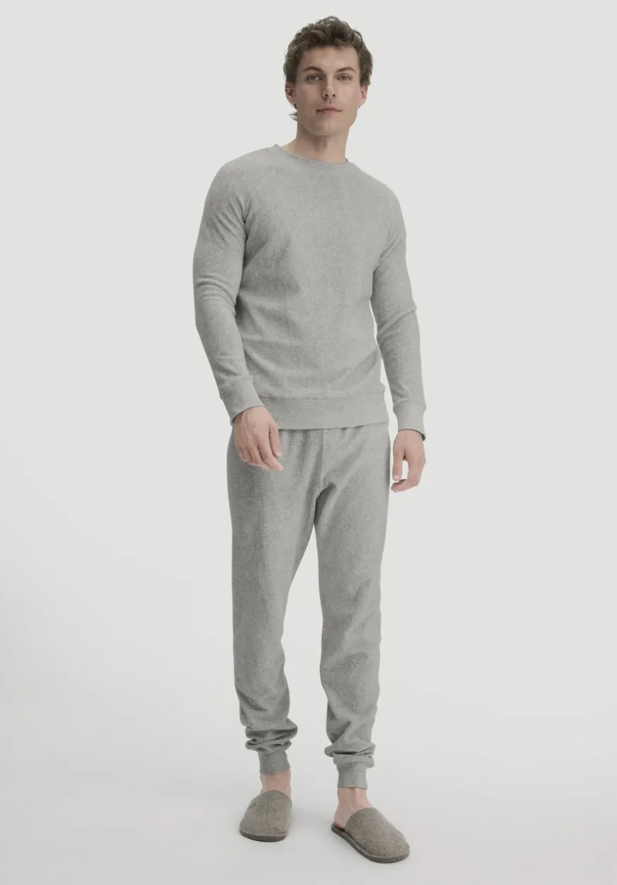 hessnatur Frottee Schlafshirt PURE COTTON aus reiner Bio-Baumwolle von|Herren Nachtwäsche|Nachtwäsche
