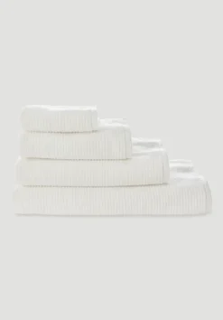 hessnatur Frottier Handtuch Rippstruktur aus reiner Bio-Baumwolle von| Handtücher