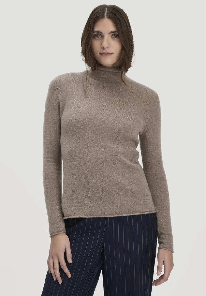 hessnatur FTC × Rollkragen Pullover Regular aus reinem Cashmere von|Damen Pullover