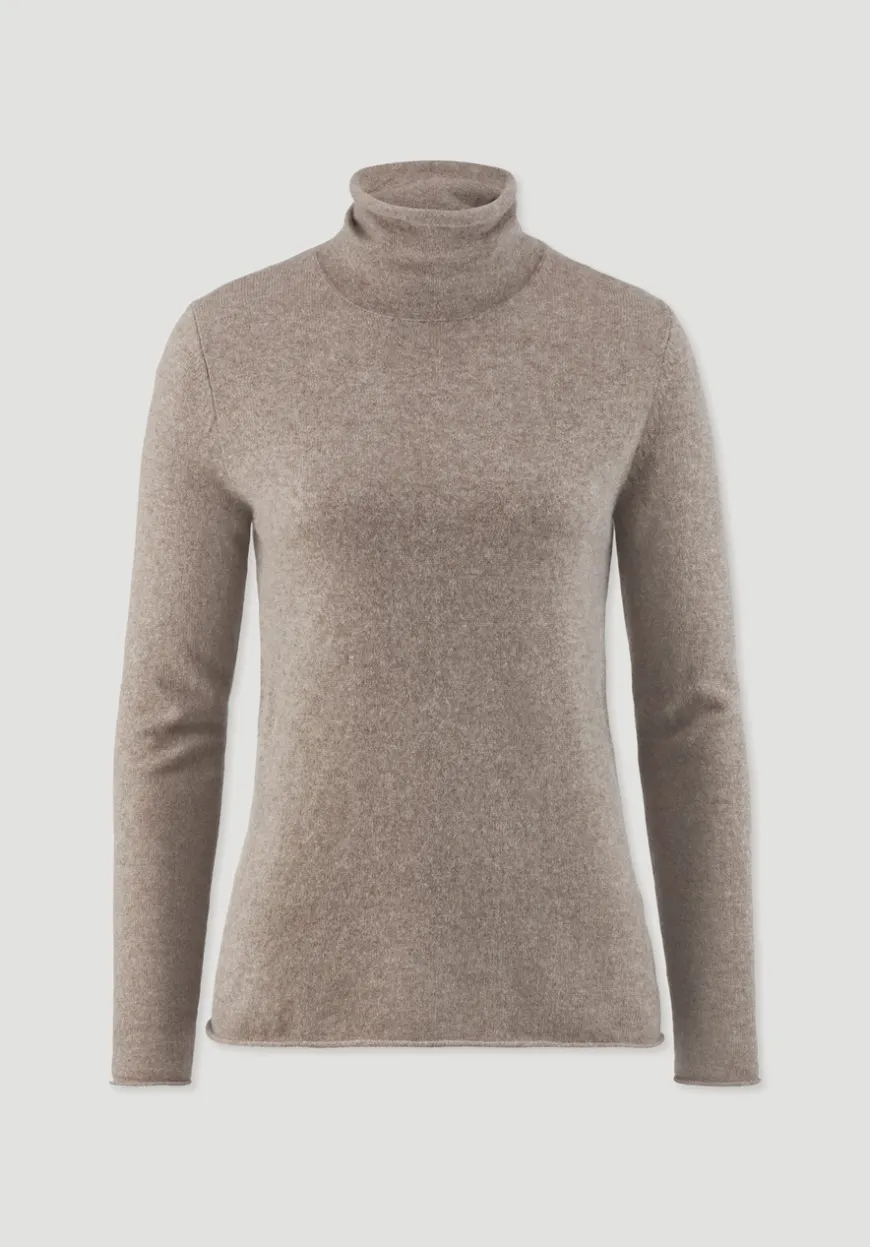 hessnatur FTC × Rollkragen Pullover Regular aus reinem Cashmere von|Damen Pullover