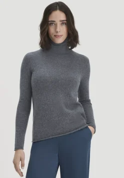 hessnatur FTC × Rollkragen Pullover Regular aus reinem Cashmere von|Damen Pullover
