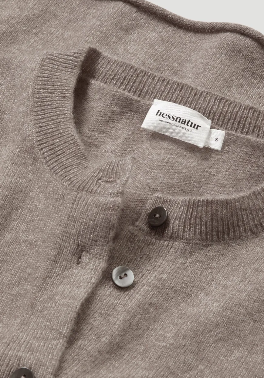 hessnatur FTC × Strick Jacke Regular aus reinem Cashmere von|Damen Strickjacken