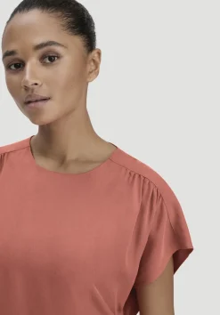 hessnatur Gewebe Kleid mit Wickeloptik Midi aus reinem TENCEL™ Lyocell von|Damen Kleider & Röcke