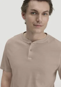 hessnatur Heavy Jersey Henley Shirt Relaxed aus reiner Bio-Baumwolle von|Herren T-Shirts