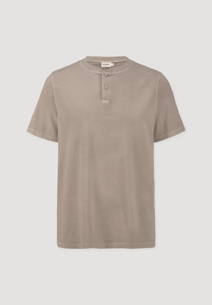 hessnatur Heavy Jersey Henley Shirt Relaxed aus reiner Bio-Baumwolle von|Herren T-Shirts