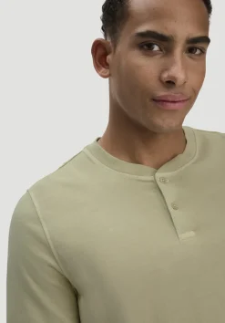 hessnatur Heavy Jersey Henley Shirt Relaxed aus reiner Bio-Baumwolle von|Herren T-Shirts|T-Shirts