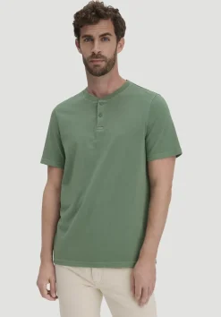hessnatur Heavy Jersey Henley Shirt Relaxed aus reiner Bio-Baumwolle von|Herren T-Shirts|T-Shirts