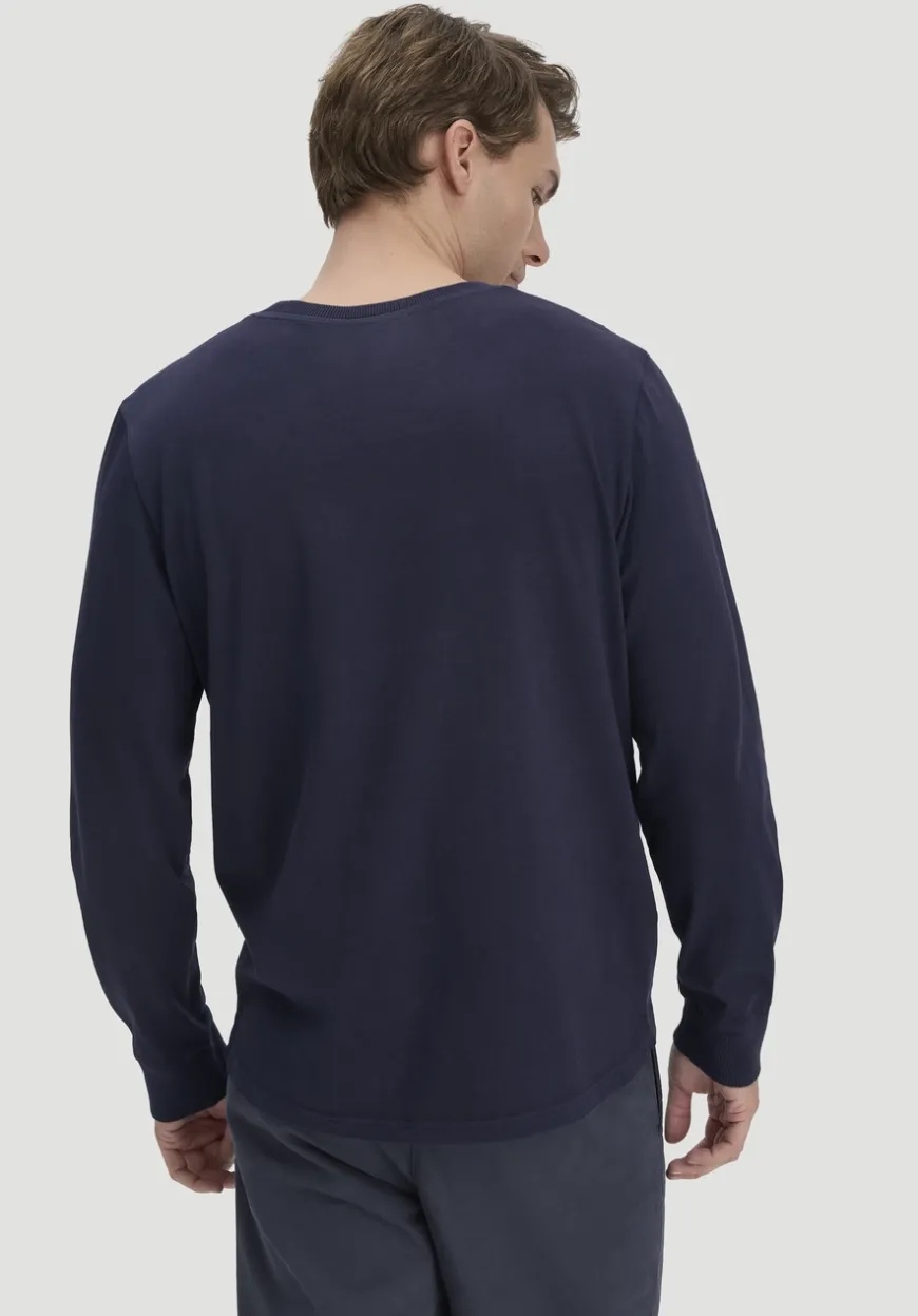 hessnatur Heavy Jersey Longsleeve Relaxed aus reiner Bio-Baumwolle von|Herren T-Shirts|T-Shirts