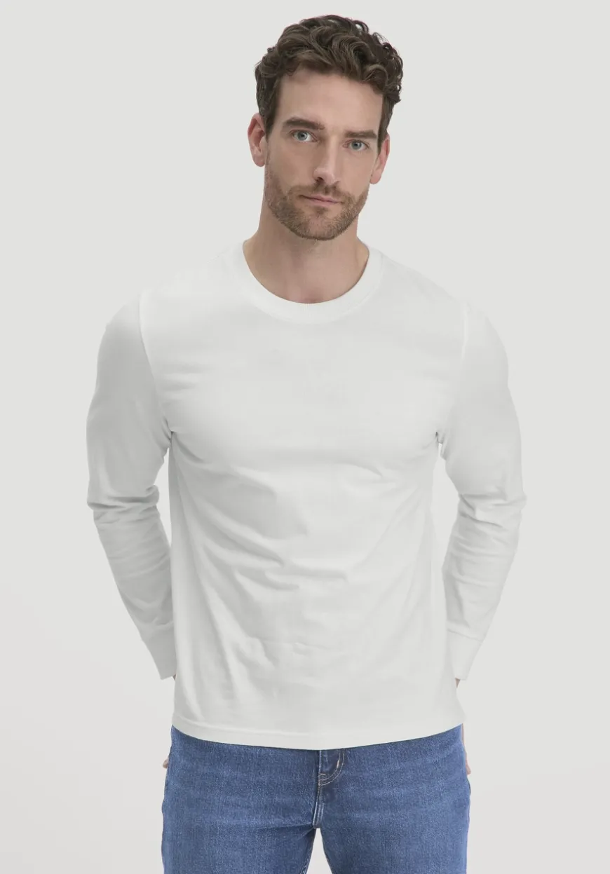 hessnatur Heavy Jersey Longsleeve Relaxed aus reiner Bio-Baumwolle von|Herren T-Shirts|T-Shirts