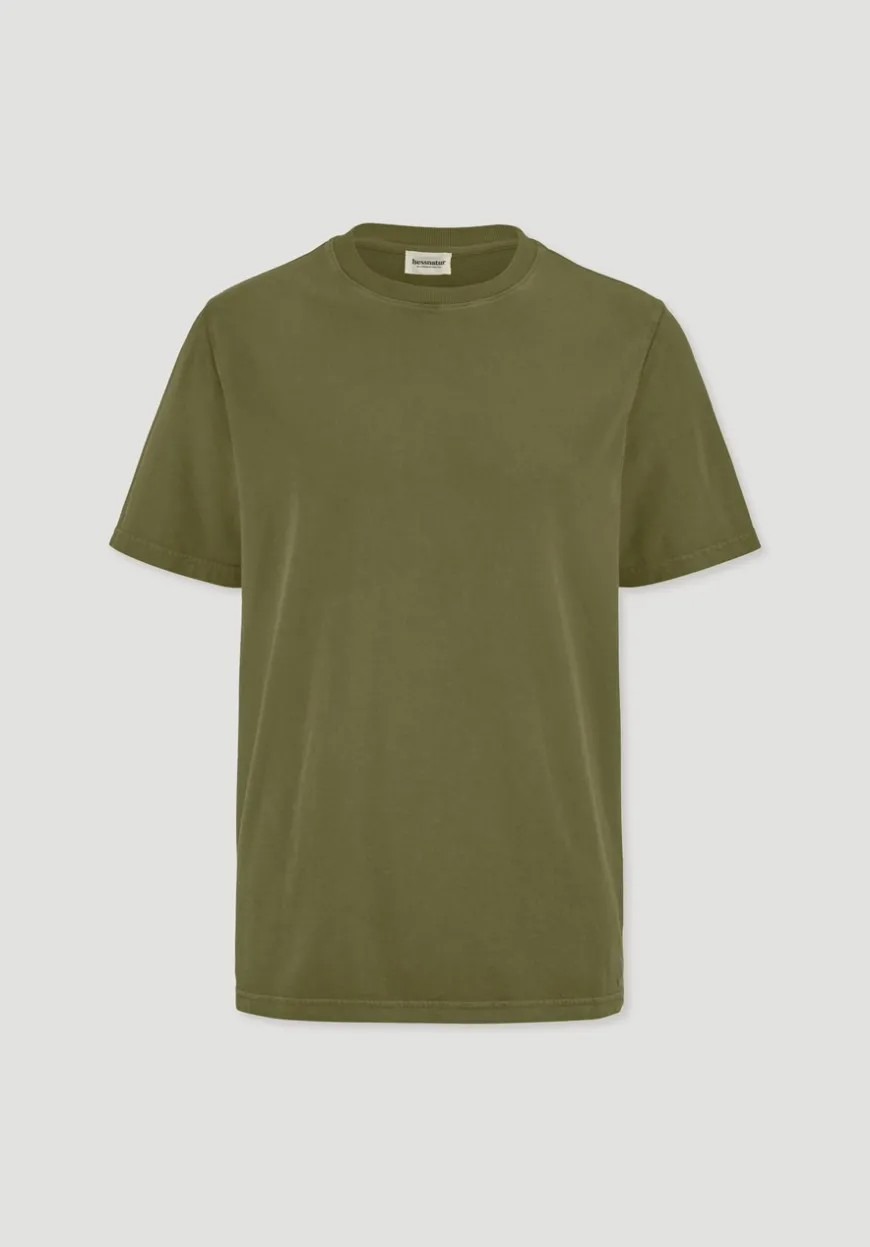 hessnatur Heavy Jersey Shirt Relaxed aus reiner Bio-Baumwolle von|Herren T-Shirts|T-Shirts