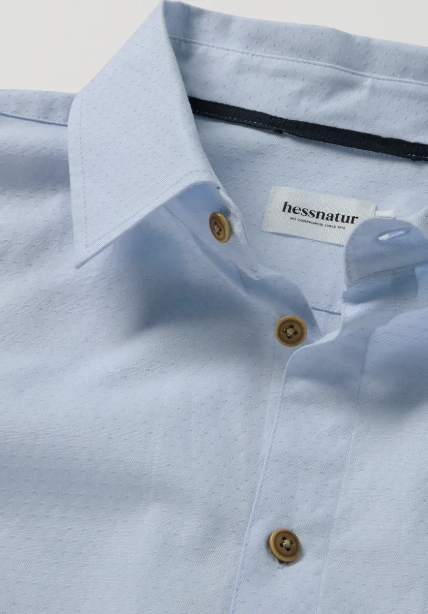 hessnatur Hemd mit Punkten Regular aus reiner Bio-Baumwolle von|Herren Hemden