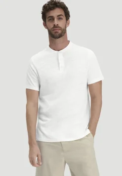 hessnatur Henley T-Shirt Regular aus Leinen und Bio-Baumwolle von|Herren T-Shirts|T-Shirts