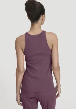 hessnatur High-Neck Ribtop SOFT RIB aus Bio-Baumwolle von|Damen Nachtwäsche|Nachtwäsche