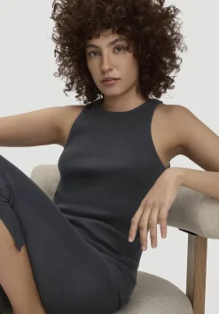 hessnatur High-Neck Ribtop SOFT RIB aus Bio-Baumwolle von|Damen Nachtwäsche|Nachtwäsche