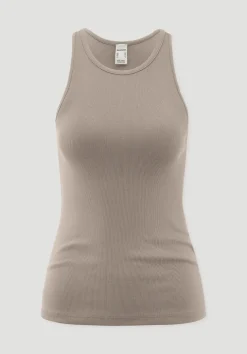 hessnatur High-Neck Ribtop SOFT RIB aus Bio-Baumwolle von|Damen Nachtwäsche|Nachtwäsche
