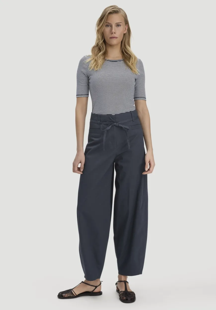 hessnatur Hose Barrel Leg aus Bio-Baumwolle von|Damen Hosen & Shorts