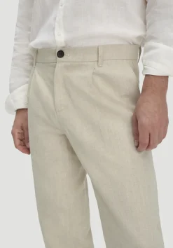 hessnatur Hose RON Relaxed aus Bio-Baumwolle mit Leinen von|Herren Hosen