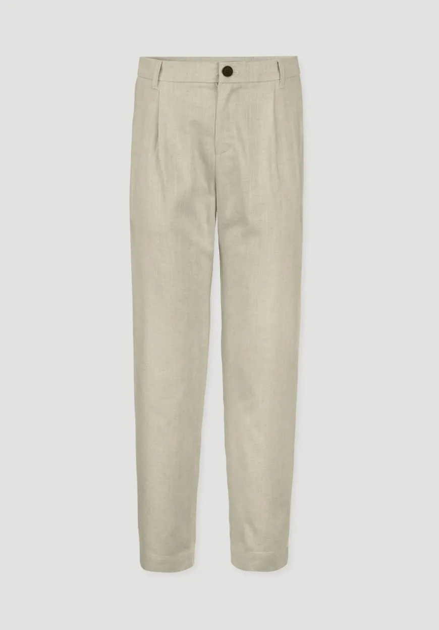 hessnatur Hose RON Relaxed aus Bio-Baumwolle mit Leinen von|Herren Hosen
