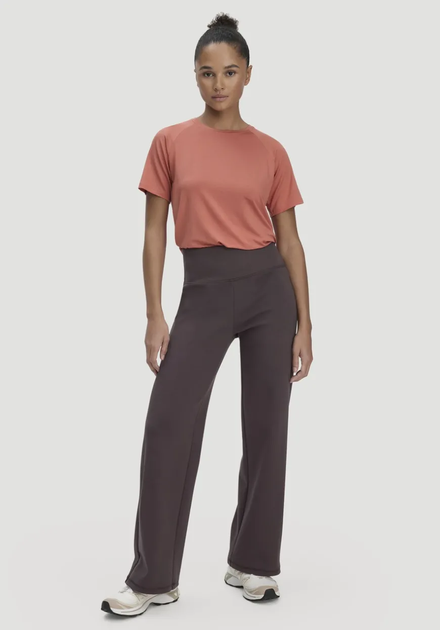 hessnatur Hose Wide Leg ACTIVE COMFORT aus Bio-Baumwolle von|Damen Hosen & Shorts|Yoga & Activewear