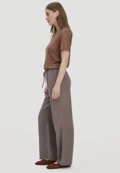 hessnatur Hose Wide Leg aus TENCEL™ Lyocell mit Leinen von|Damen Hosen & Shorts|Hosen