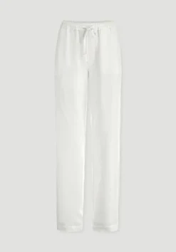 hessnatur Hose Wide Leg aus TENCEL™ Lyocell mit Leinen von|Damen Hosen & Shorts|Hosen