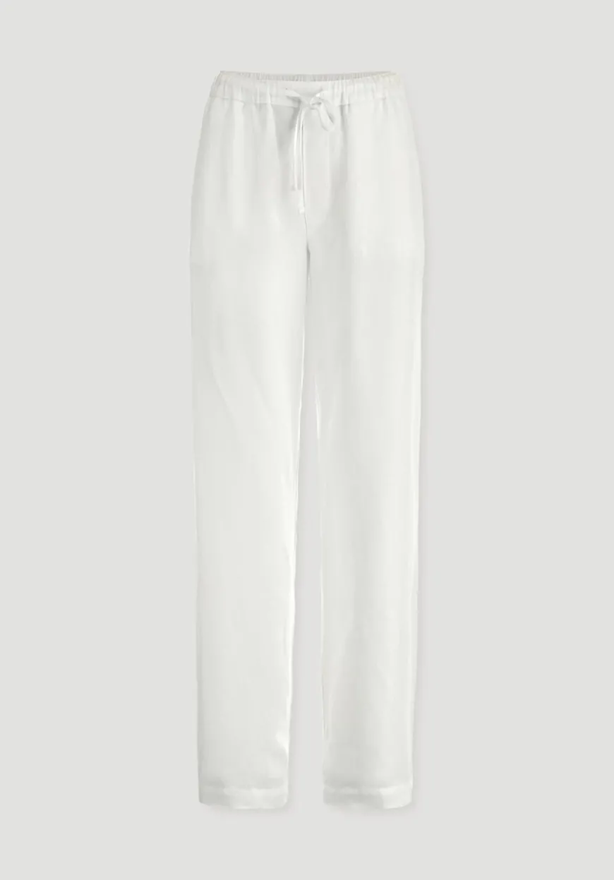 hessnatur Hose Wide Leg aus TENCEL™ Lyocell mit Leinen von|Damen Hosen & Shorts|Hosen