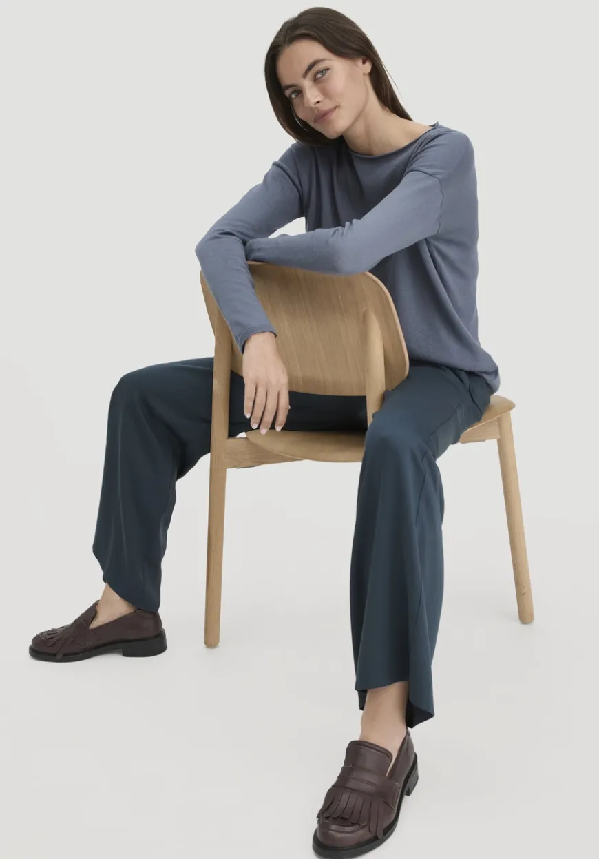 hessnatur Hose Wide Leg Relaxed aus reiner LENZING™ ECOVERO™ Viskose von|Damen Hosen & Shorts|T-Shirts