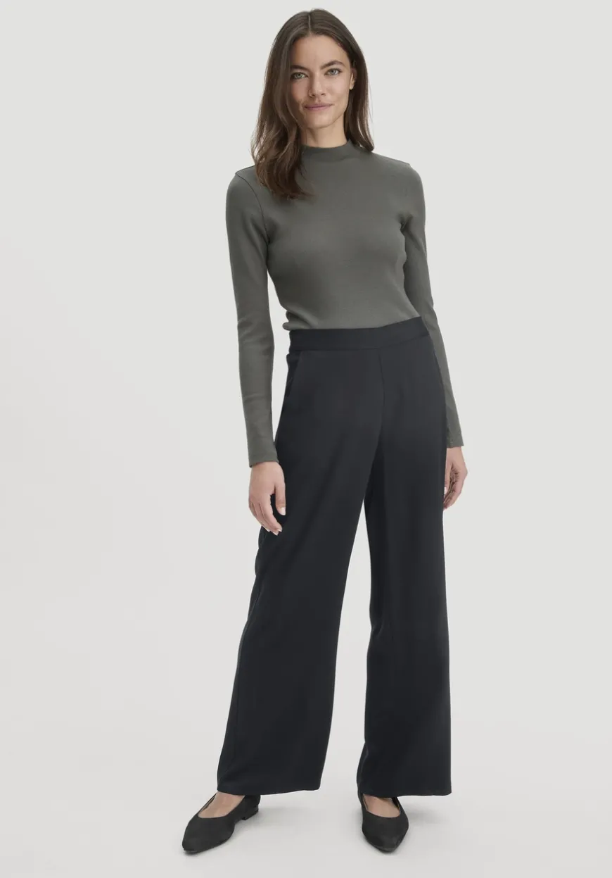 hessnatur Hose Wide Leg Relaxed aus reiner LENZING™ ECOVERO™ Viskose von|Damen Hosen & Shorts|T-Shirts