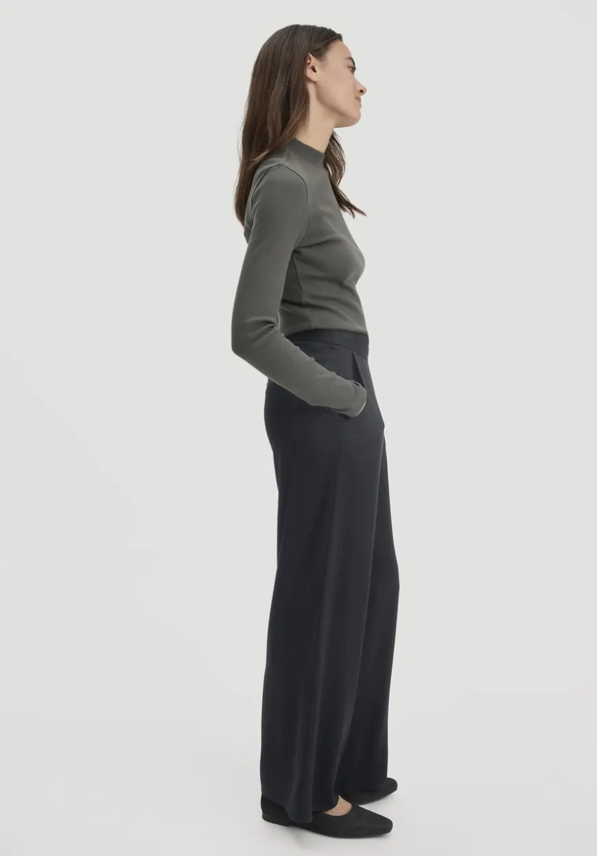 hessnatur Hose Wide Leg Relaxed aus reiner LENZING™ ECOVERO™ Viskose von|Damen Hosen & Shorts|T-Shirts