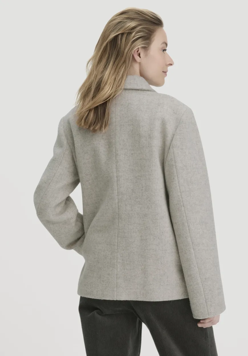 hessnatur Jacke Deichschaf Regular aus regionaler Schurwolle von|Damen Jacken & Mäntel