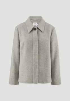hessnatur Jacke Deichschaf Regular aus regionaler Schurwolle von|Damen Jacken & Mäntel
