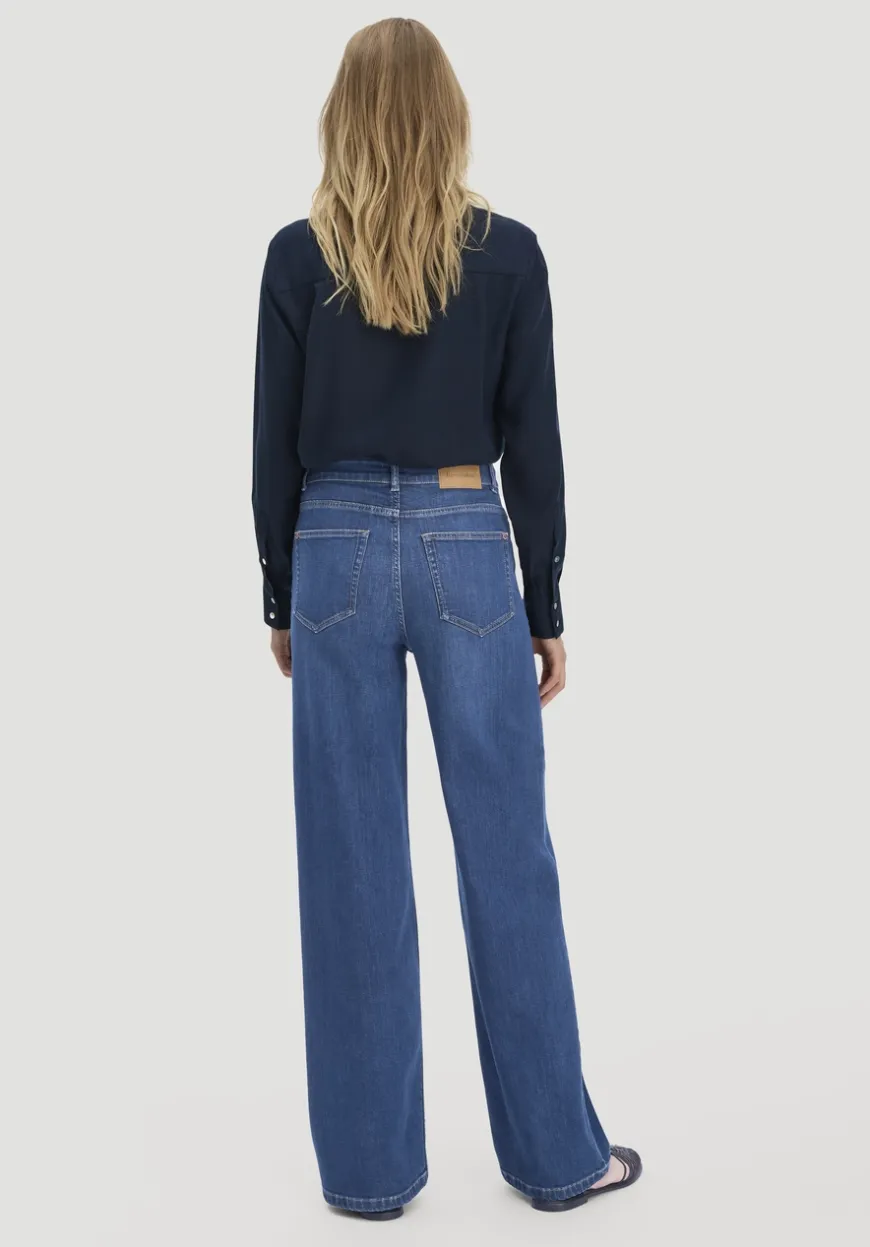 hessnatur Jeans ALVA Wide Leg aus Bio-Denim von|Damen Jeans