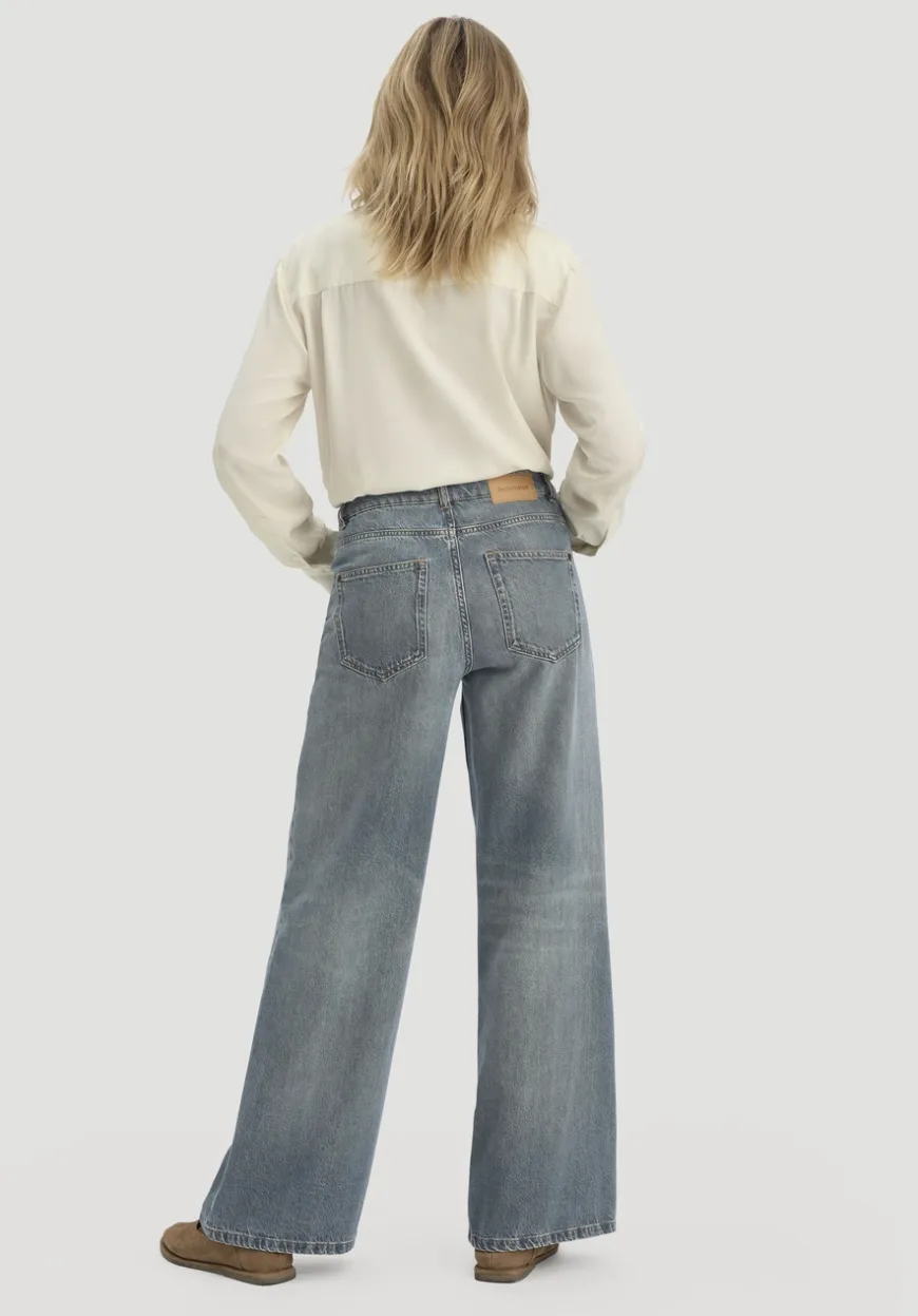 hessnatur Jeans ALVA Wide Leg aus reinem Bio-Denim von|Damen Jeans