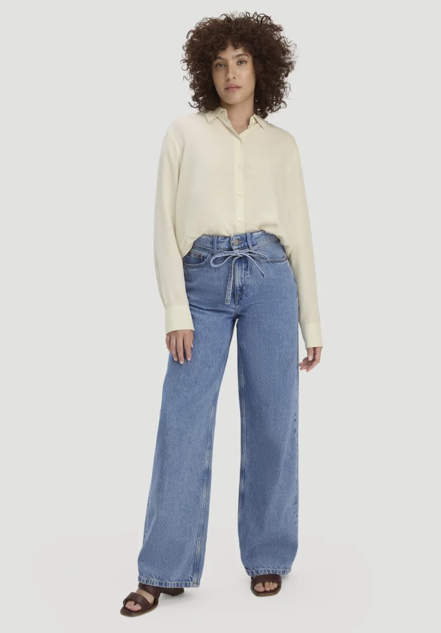 hessnatur Jeans ALVA Wide Leg Soft aus Bio-Baumwolle mit TENCEL™ Lyocell von|Damen Jeans