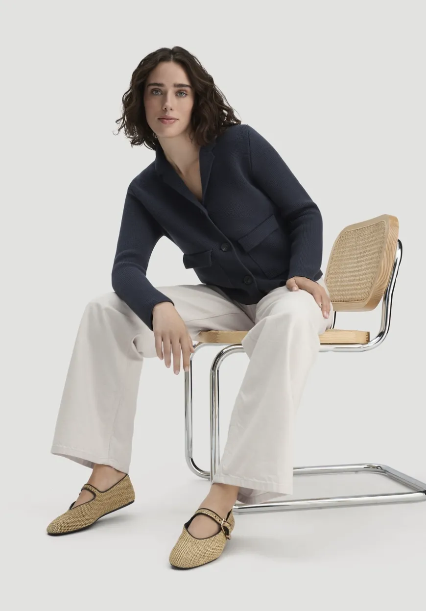 hessnatur Jeans ALVA Wide Leg UNDYED aus Bio-Baumwolle mit TENCEL™ Lyocell von|Damen Jeans