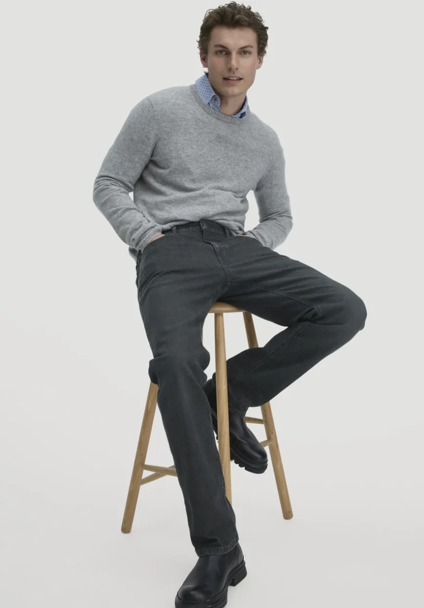hessnatur Jeans BEN Regular Straight BETTER RECYCLING aus Bio-Denim von|Herren Jeans|Hosen