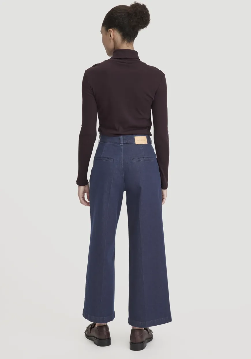hessnatur Jeans Culotte BETTER RECYCLING aus Bio-Denim von|Damen Jeans