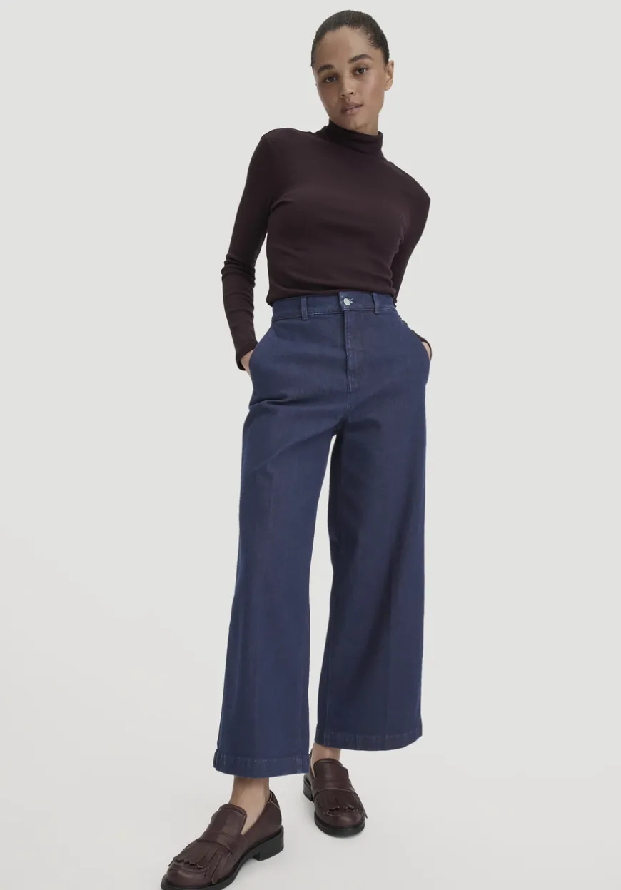 hessnatur Jeans Culotte BETTER RECYCLING aus Bio-Denim von|Damen Jeans