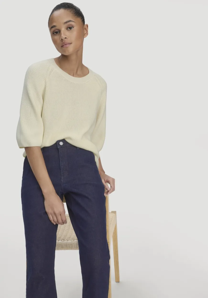 hessnatur Jeans ELENY Culotte Straight Leg BETTER RECYCLED aus Bio-Denim von|Damen Jeans
