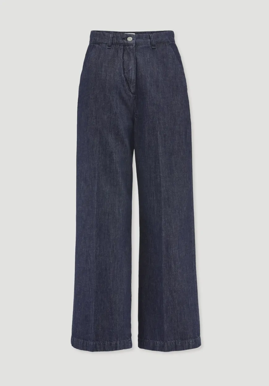 hessnatur Jeans ENNELIE Culotte Wide Leg aus Bio-Denim mit Kapok von|Damen Jeans