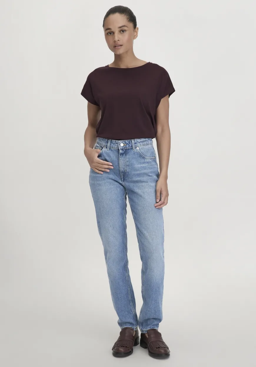 hessnatur Jeans HANNA Mom High Rise aus reinem Bio-Denim von|Damen Jeans