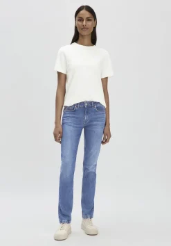 hessnatur Jeans LEA Mid Rise Slim aus Bio-Denim von|Damen Jeans