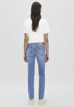 hessnatur Jeans LEA Mid Rise Slim aus Bio-Denim von|Damen Jeans