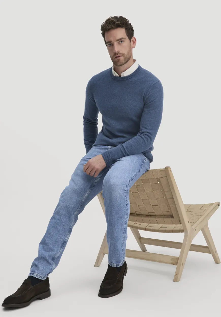 hessnatur Jeans MADS Relaxed Tapered aus reiner Bio-Denim von|Herren Jeans|Hosen