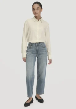 hessnatur Jeans NELE Barrel Leg aus reiner Bio-Baumwolle von|Damen Jeans
