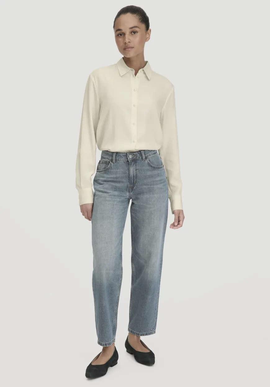 hessnatur Jeans NELE Barrel Leg aus reiner Bio-Baumwolle von|Damen Jeans