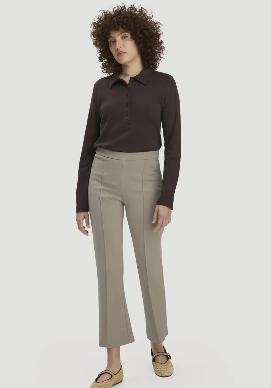 hessnatur Jersey Hose Culotte Slim Leg aus Bio-Baumwolle von|Damen Hosen & Shorts|Hosen