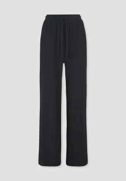 hessnatur Jersey Hose Wide Leg Relaxed aus Leinen und Bio-Baumwolle von|Damen Hosen & Shorts